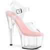 Pleaser - ADORE708 KnöchelriemenSandale - Transparent/Rosa Product image